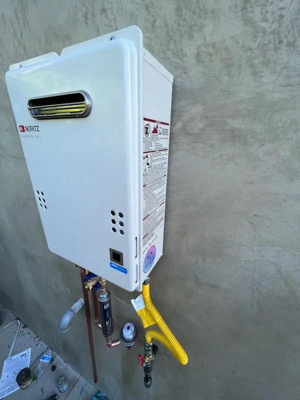 Tankless water heater installation for Cypress Bend homes